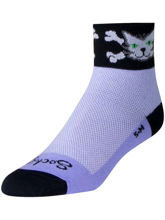 Women's Bad Kitty Sock: Pink SM/MD