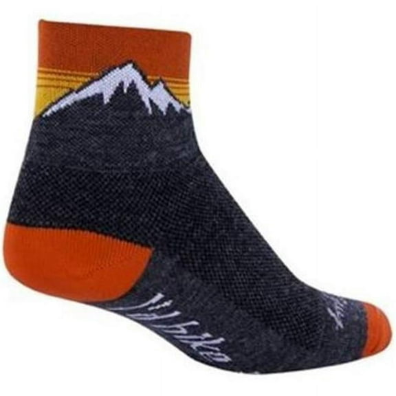SockGuy Wool Hiker Sock: Black LG/XL