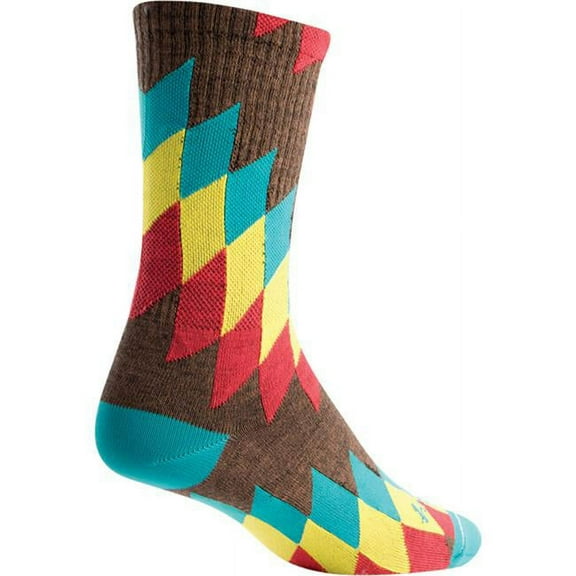 SockGuy Wool Sasquatch Socks 6 inch Gray Large X-Large Unisex Synthetic