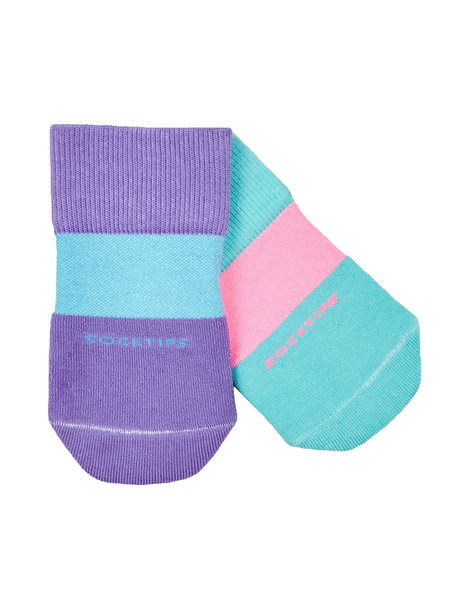 SockTips Women's and Men's Ultimate Half Sock, 2 Pack