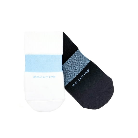 SockTips Women's and Men's Ultimate Half Sock, 2 Pack