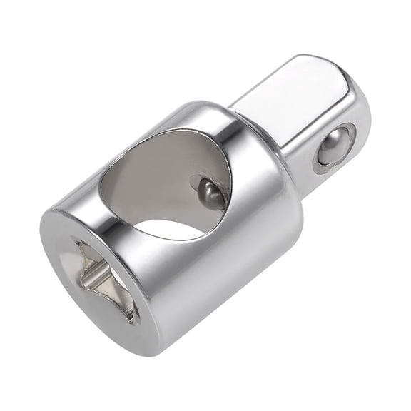 Socket Adapter 3/8-Inch F to 1/2-Inch M for Extension Bar and Ratchet Wrenches Cr-V
