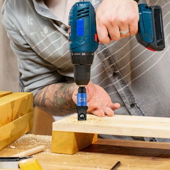 Socket Adapter Set Metal Impact Adapter Set Efficient Drill Socket Adapter Flexible Easy to Use Socket Drill Adapter Safe Stable Socket Adapter Set Suitable for Nuts