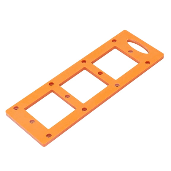 Socket Back Box Cutting Template Electrical Plug Stencil Tool for Wall Mounted Outlets Multi Surface Woodworking Jig 13.39 inches / 34 cm