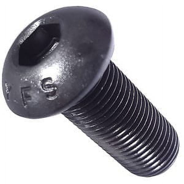 Button Head Socket Cap Screws – 1/4-28 X 1 Inch, Stainless Steel, 5/32 Hex Socket, Fine Thread, 6-Piece Pack