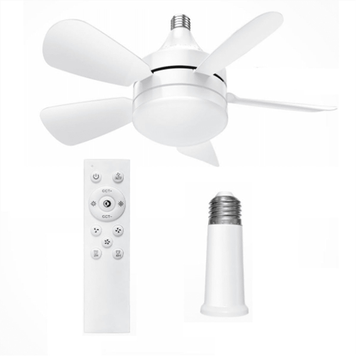 Socket Ceiling Fans with Lights and Remote Socket Fan Light with
