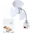 thumbnail image 1 of Socket Ceiling Fans with Plug Adapter,Mini Quiet Electric Fan with Flexible Gooseneck Plug and Light Bulb Base, Home Socket Kitchen & Bathroom Fans, 1 of 7