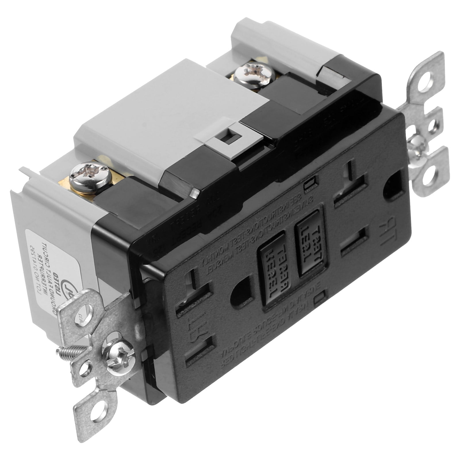 Socket Electric Outlet Gfci 20 Amp Outlets Standard Electrical Gfi