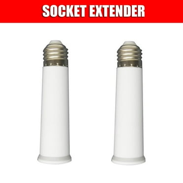 Socket Extender Light Base Extension Telescopic Light Bulb Extension Socket E26 E27 Socket 4.72 inch