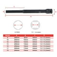 thumbnail image 1 of Socket Extension Bar 1/2Inch Hex Socket Extender Socket Drive 200Mm 8Mm, 1 of 7