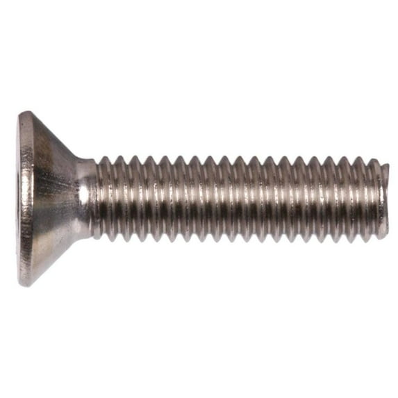 Socket Flat Countersunk Head Cap Screw, 10-32 x 1 1/4", Stainless Steel 18-8, Hex Socket (Quantity: 100)