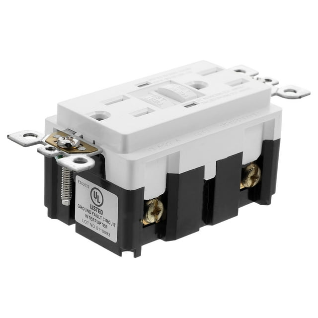 Socket Gfci Outlet with USB Ports Ground Fault Receptacle Bathroom ...