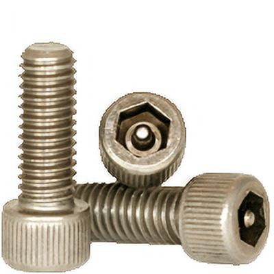 Socket Head Cap Screw - Tamper Resistant, 5/16-18 x 1/2", Stainless Steel 18-8, Hex Socket + Center Pin (Quantity: 100)