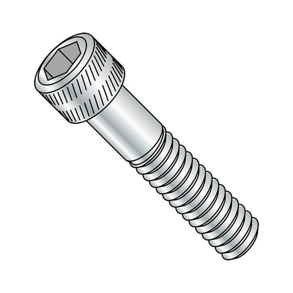 Socket Head Cap Screws | Alloy Steel | Zinc Plated | Thread Diameter: 5/16"-18 x Length: 5" (Carton Size: 200) Coarse Thread | Partially Threaded
