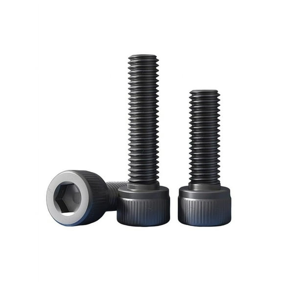 Socket Head Cap Screws Bolts, 12.9 Grade Alloy Steel, Black Oxide Finish, Allen Hex Drive, Coarse Thread