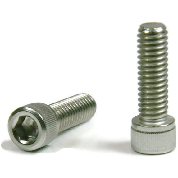Socket Head Cap Screws | Stainless Steel 18-8 | Thread Diameter: 3/8"-16 x Length: 5/8" (Carton Size: 100) Coarse Thread | Fully Threaded
