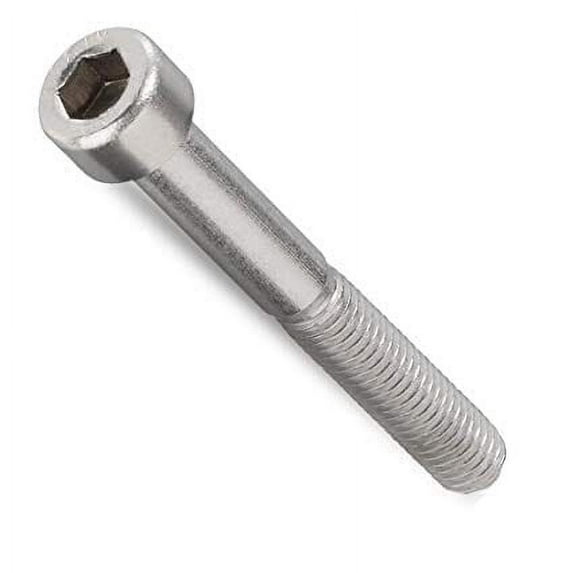 Socket Head Cap Screws | Stainless Steel 18-8 | Thread Diameter: M8-1.25 x Length: 95mm (Carton Size: 100) Coarse Thread | Partially Threaded