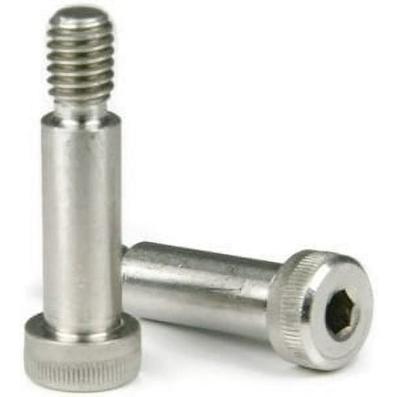 Socket Head Shoulder Screw, 3/16" x 3/16", Stainless Steel 18-8, Hex Socket Drive (Quantity: 25) Thread Size: #8-32
