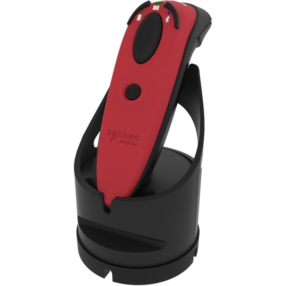 Socket CX4056-3119 Durascan D720 General Purpose Barcode Reader Red & Charging Dock