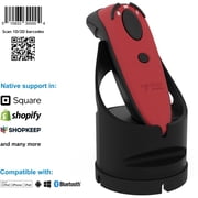 Socket Mobile DuraScan&reg; D740, Universal Barcode Scanner, Red & Charging Dock - Wireless Connectivity - 19.50 Scan Distance - 1D, 2D - Laser - Bluetooth - Red