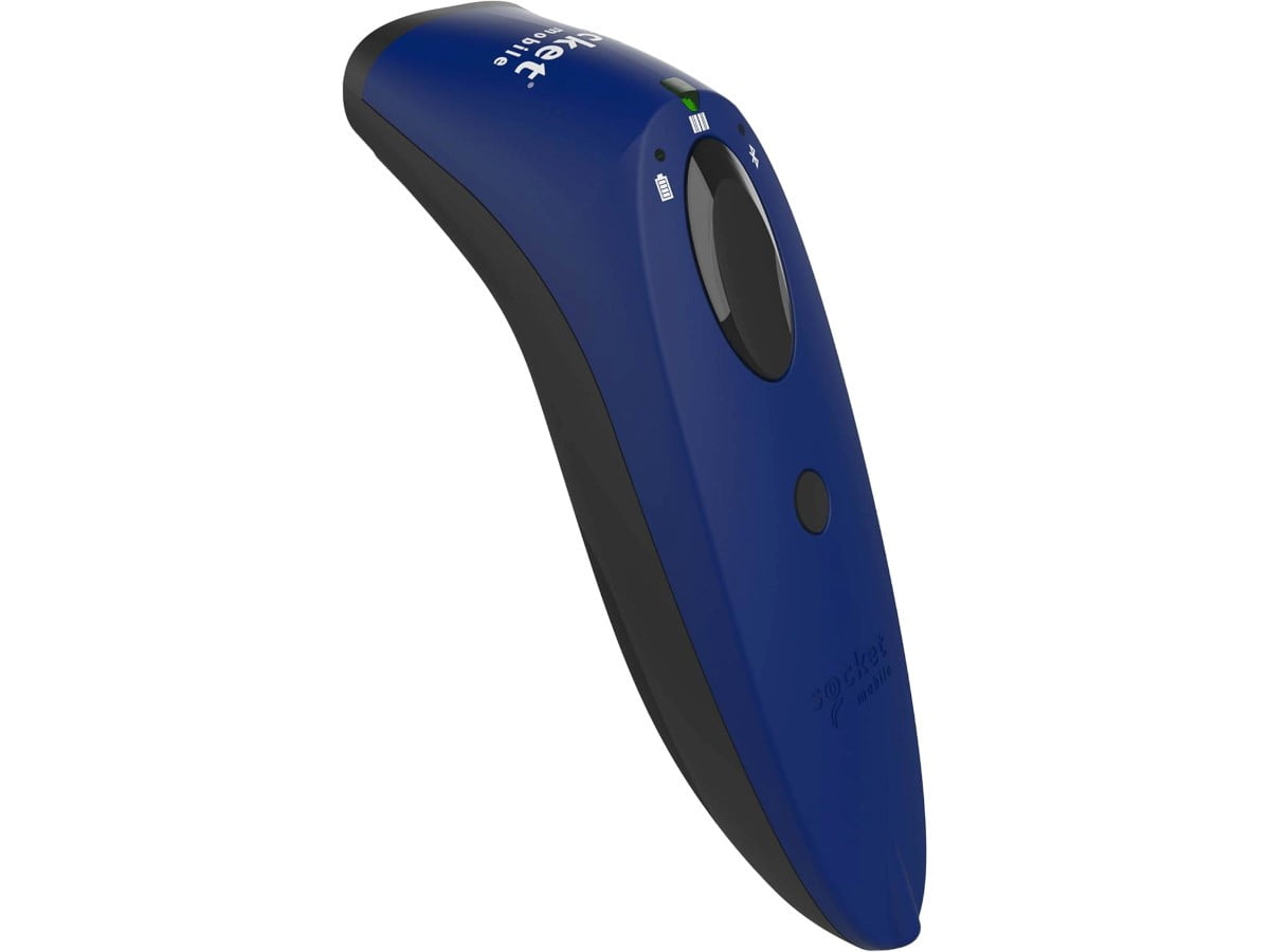 Socket Mobile SocketScan S720, Linear Barcode Plus QR Code Reader, Blue - Wireless Connectivity - 14.96" Scan Distance - 1D, 2D - LED - Linear - Bluetooth - Blue - Asset Tracking, Ticketing, Transp...