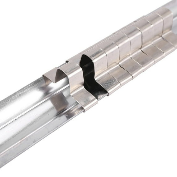 Socket Rack Holder 1/4 3/8 1/2 Inch with 16 Clips On Rail Tool Organizer Storage 45293