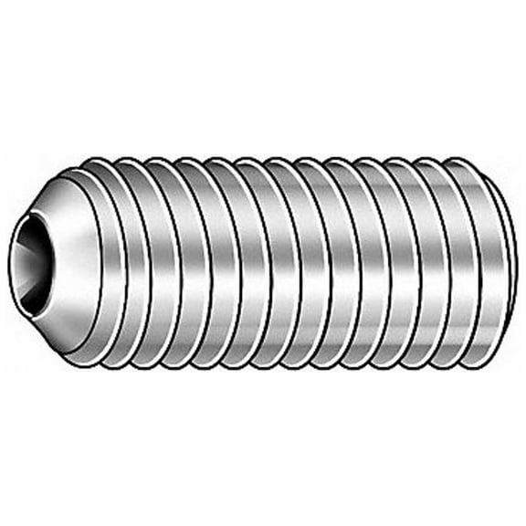 Socket Set Screw, Cup, 5/16-18x3/8, PK100