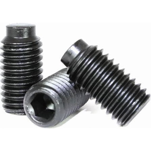 Socket Set Screw, Half Dog Point, 5/8-11 x 7/8", Alloy Steel, Black Oxide, Hex Socket (Quantity: 50)
