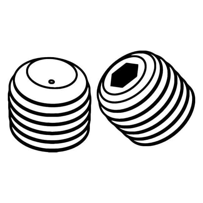 Manufacturer Varies Socket Set Screw, Oval, 1/2-20x1/2, PK25 SSOFIA0500050-025P