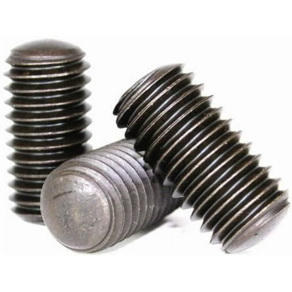 Socket Set Screw, Oval Point, 8-32 x 5/8", Alloy Steel, Black Oxide, Hex Socket (Quantity: 100)