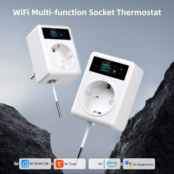 Socket Thermostat Wifi Heating Cooling Timer Switch Temperature Controller