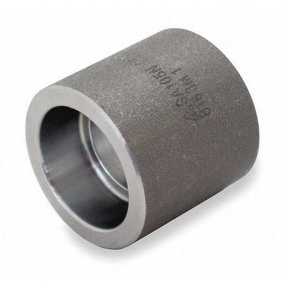 Coupling Coupling, 3/8" Pipe, Socket Weld, Black Forged Steel, Class 3000 1MNW8