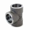 thumbnail image 1 of Tee Tee, 1-1/2" Pipe, Socket Weld, Black Forged Steel, Class 3000, 1 of 1