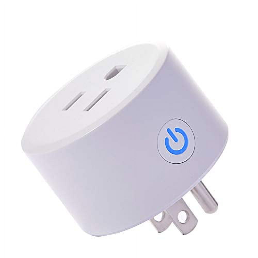 Socket With App Control Plug, Mini Wifi Outlet Compatible With Alexa