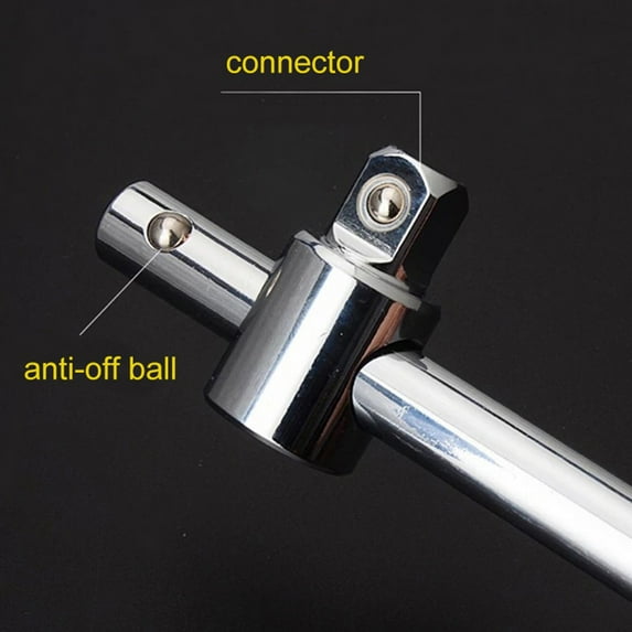 Socket Wrench Slide Bar Extension Sliding T Bar Sliding Rod Repair Tool for Car 115Mm