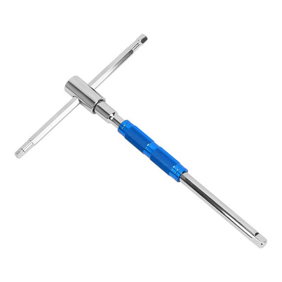 Socket Wrench T Type Sliding Bar 4 In 1 With Hex Drive For Multiple Sizes