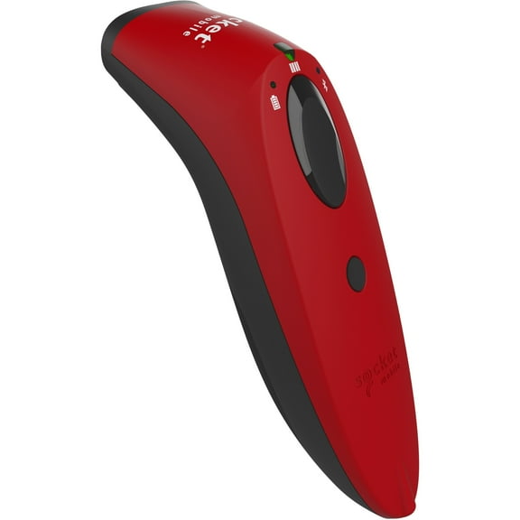 Socket Mobile SocketScan S720, Linear Barcode Plus QR Code Reader, Red - Wireless Connectivity - 14.96" Scan Distance - 1D, 2D - LED - Linear - Bluetooth - Red - Ticketing, Asset Tracking, Transpor...