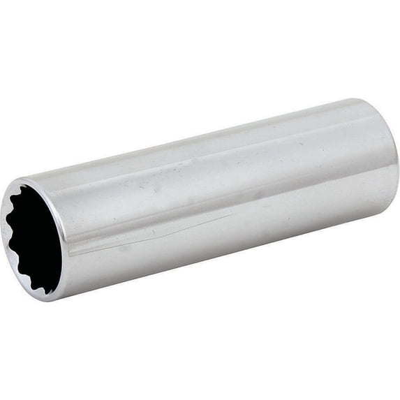 Vulcan MT6528978 Drive Socket, 17 mm Socket, 1/2 in Drive, 12-Point, Chrome Vanadium Steel, Chrome