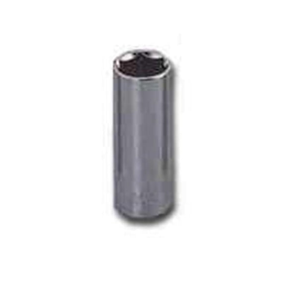 Vulcan MT6495618 Drive Socket, 7/16 in Socket, 3/8 in Drive, 6-Point, Chrome Vanadium Steel, Chrome