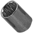 thumbnail image 1 of Vulcan Socket 1/2 In Drive 1 In 12 Point Chrome Vanadium Steel Chrome, 1 of 3