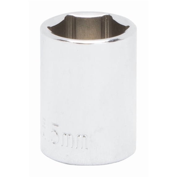 Vulcan MT6499420 Drive Socket, 15 mm Socket, 3/8 in Drive, 6-Point, Chrome Vanadium Steel, Chrome