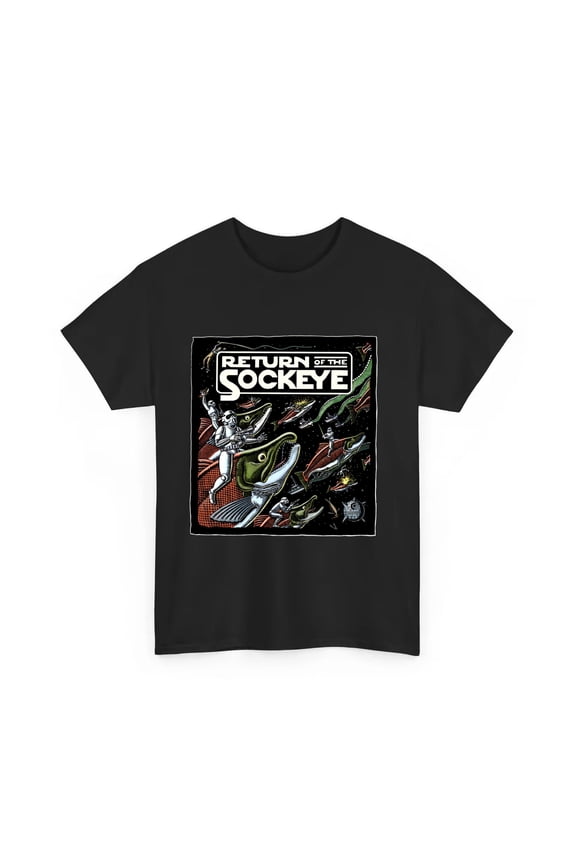 Sockeye Return Graphic Tee, Ray Troll Parody Shirt