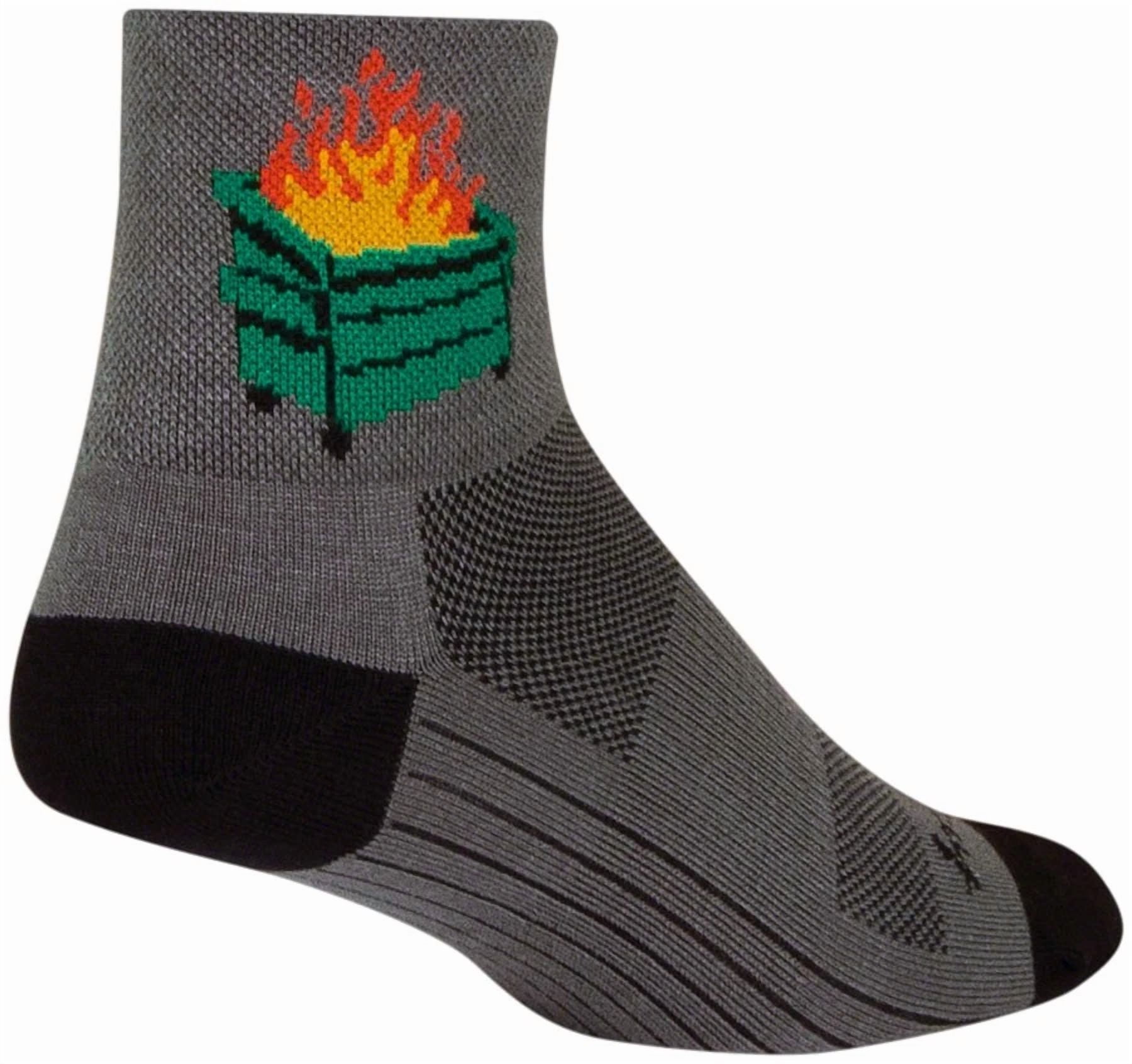 FORGE Sockguy 2020 Classic Socks - 3", Gray/Black, Large/X-Large