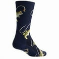 thumbnail image 1 of Sockguy 273093 6 in. Fish on Wool Crew Socks, Navy - Large & Extra Large, 1 of 2