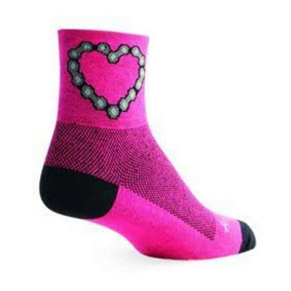 Sockguy 567111 Chain Luv Classic Crew Socks, Large & Extra Large