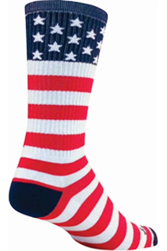Sockguy Crew Usa Flag Sock: Red/White/Blue Sm/Md