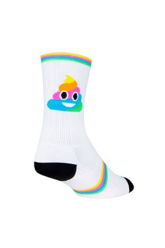 Swirl SGX6 Socks, White - 5-9