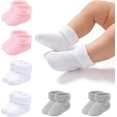 thumbnail image 1 of Socks 0-3 Months Preemie   Terry Ankle Socks 6 Pairs | , Soft, Multicolor, Easy Care, 1 of 6