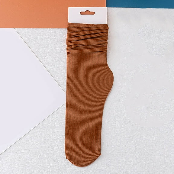 Socks 24 Color Ice Ice Socks Women's Summer Thin Socks Women's Socks Cool Feeling All The Fashion Mid Tube Stockings Velvet Breathable Pile Socks 1PC