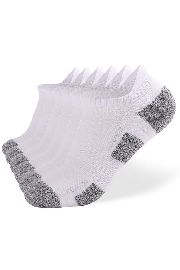 Socks 6 Pack Running Socks For Men Women Breathable Cushioned Athletic Ankle Socks Low Cut Socks Outdoor Sport Hiking Running